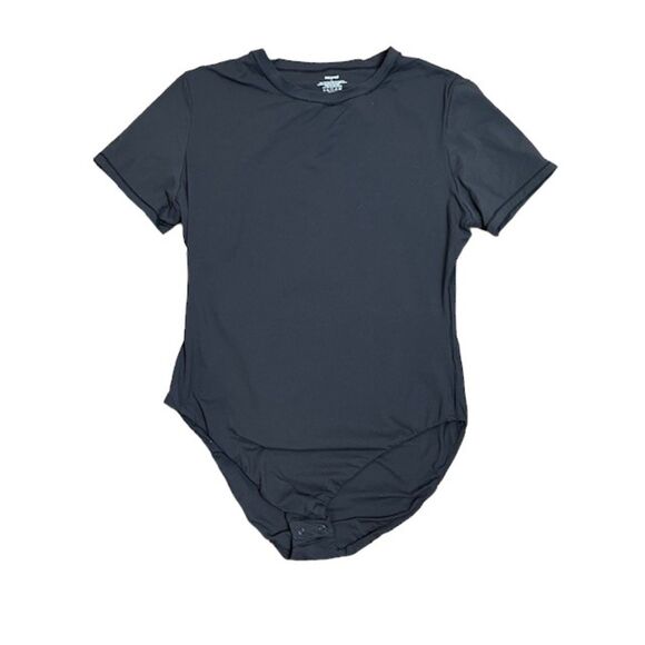 SKIMS Other - SKIMS Bodysuit Short Sleeve Black Onyx Crewneck Size XL